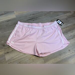 Under Armour shorts with pockets XL pink new with tags